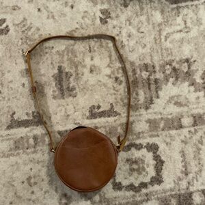 Chic Brown Leather Crossbody Bag